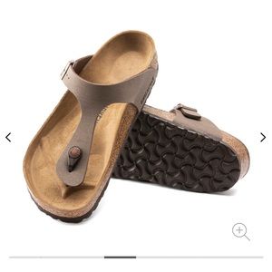 Brown Leather Gizeh Birkenstock Sandals Excellent condition